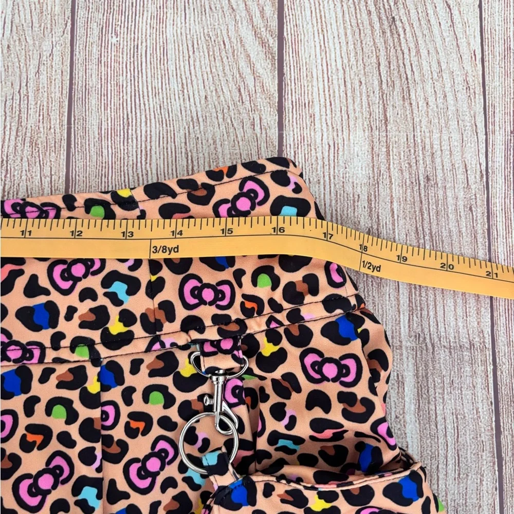 Hello Kitty leopard print micro mini skirt - Picture 2 of 6